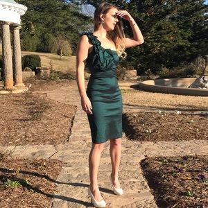 Dark Green Semi Formal dress